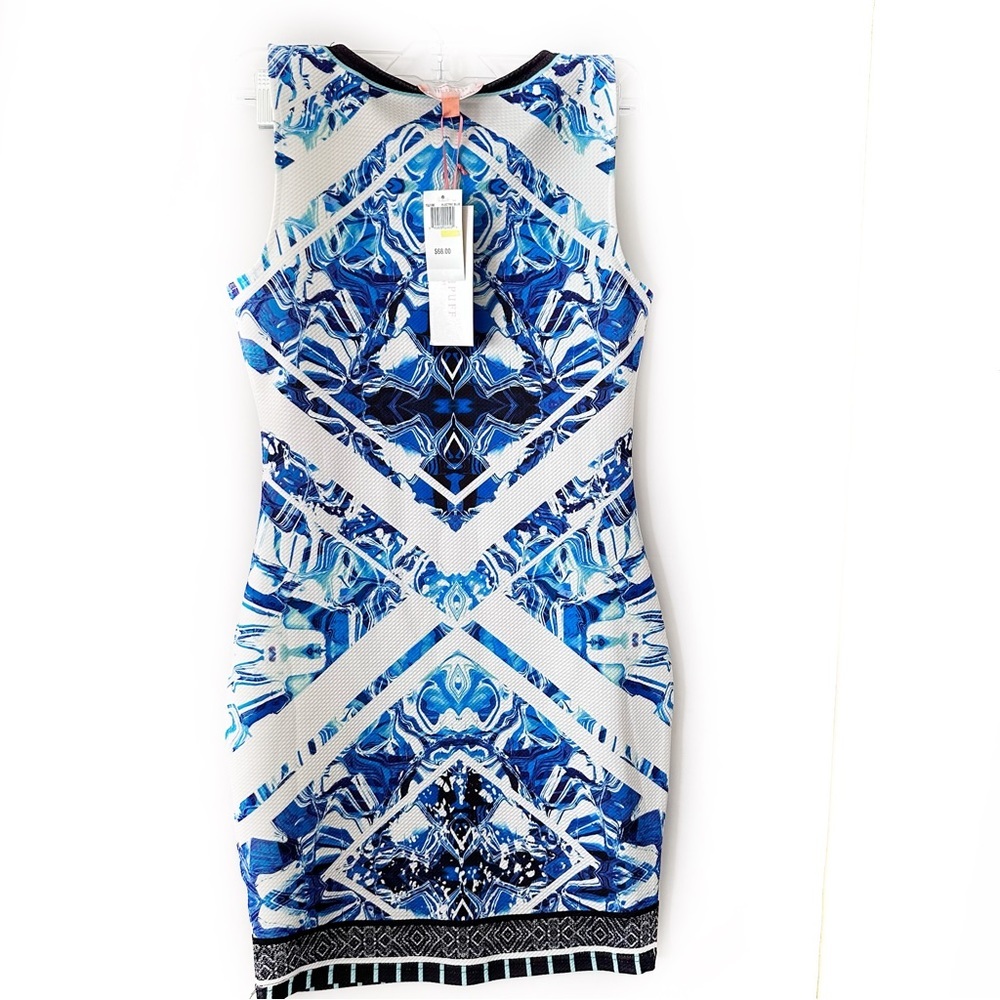 Bloomingdale’s Dress Mini Size Medium Preppy Summer  Comfort Graduation Comfort - Picture 5 of 10